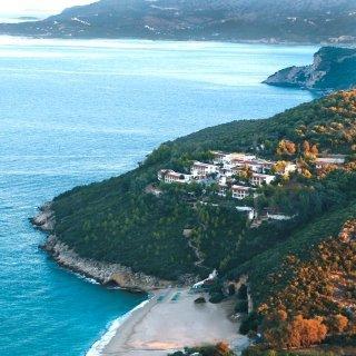 Hôtel Regina Mare à Perdika  Extérieur photo